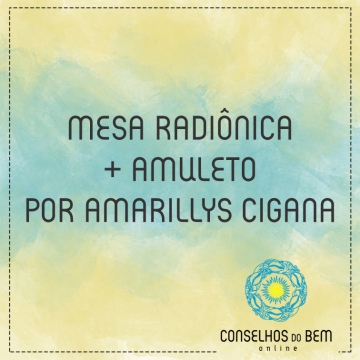 MESA RADINICA + AMULETO - POR AMARILLYS CIGANA